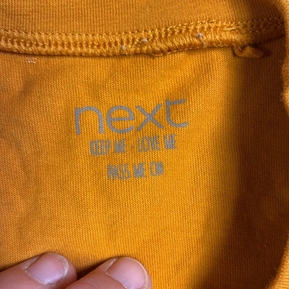 Cat & Jack Maroon Short Sleeve and Mustard Yellow Long Sleeve Kids Tees 2/3T - Picture 3 of 5